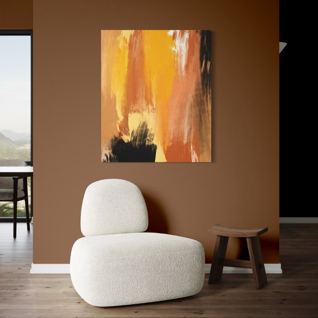 Toile Terre Abstraite (Abstract Grounded Earth artwork displayed)