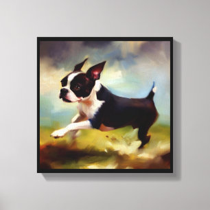 Toile Terrier de Boston
