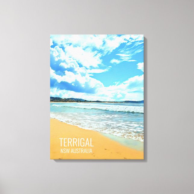 Toile Terrigal Central Coast NSW Australie (Recto)