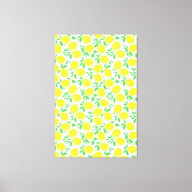 Toile Tesson de citron jaune (Recto)