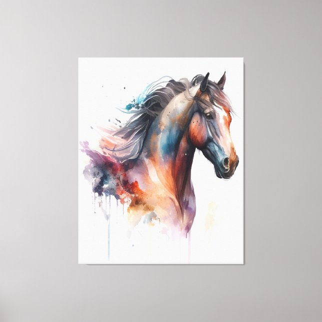 Toile tête de cheval Wall art (Recto)