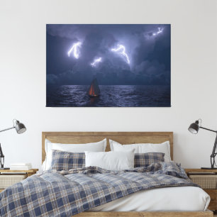 Toile Tête de l'orage (Nuit)