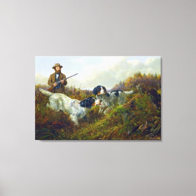 Toile Tétras de chasse Long Lake Jeu Chasse aux oiseaux (Recto)