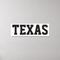 Texas Independence Day Canvas 57x18