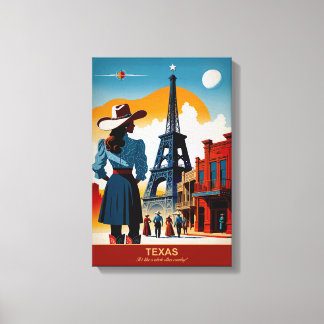 Toile Texas Travel : C'est comme un autre pays