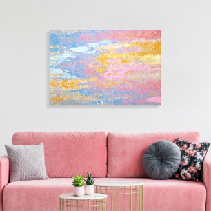 Toile texture de peinture pastel abstraite avec des pail