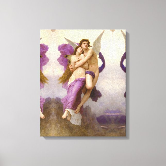 Toile The abduction of Psyche - William Bouguereau (Recto)