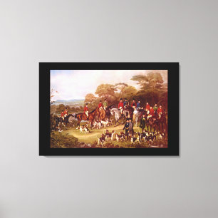 Toile The Bury Hunt', J. Maiden_Engravures