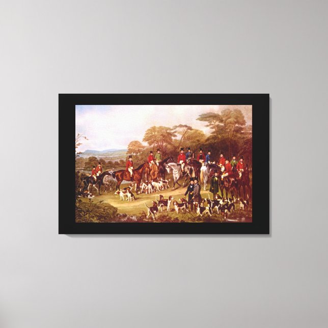 Toile The Bury Hunt', J. Maiden_Engravures (Recto)