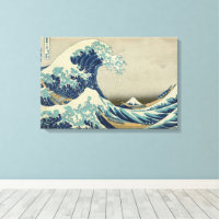The Great Wave by Hokusai, Vintage Wood Block Art