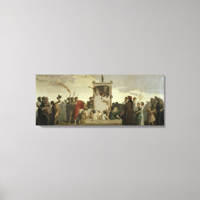 Toile The Human Comedy, c.1852 (Recto)