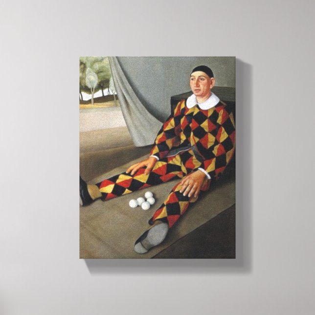 Toile The Juggler (par Antonio Donghi) (Recto)