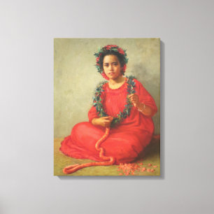 Toile 'The Lei Maker' - Theodore Worth