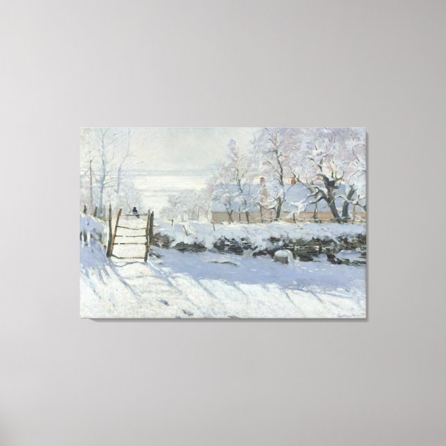 Toile The Magpie - Claude Monet - La Pie (Recto)
