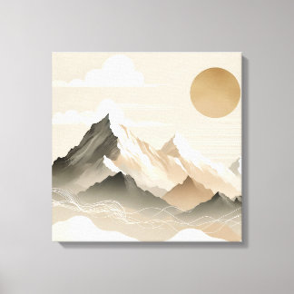 Toile The Mighty Himalayas Wall Art – Majestic Mountain 