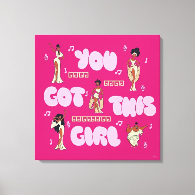 Toile The Muses - You Got This Girl Canvas Print (Recto)
