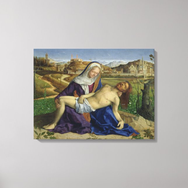 Toile The Pieta, c.1505 (huile sur panneau) (après 1996  (Recto)