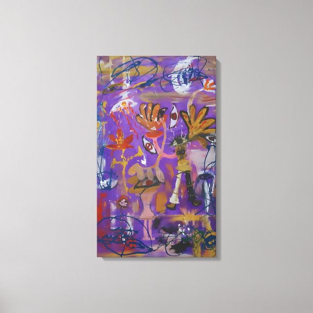 Toile The Purple Signs (Recto)