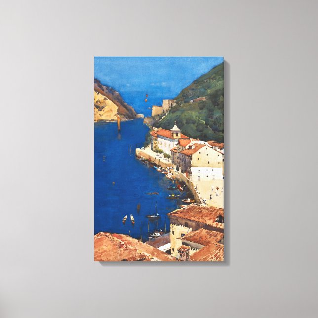 Toile The Sapphire Sea (Imprimer) par Arthur Melville (Recto)