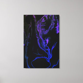 Toile The Scream-an Abstract Art Creation on a 24x36 in.