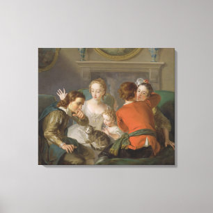 Toile The Sense of Touch, c.1744-47 (oil on canvas)