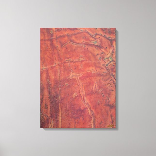 Toile The Sun II Stretched Canvas Print (Recto)