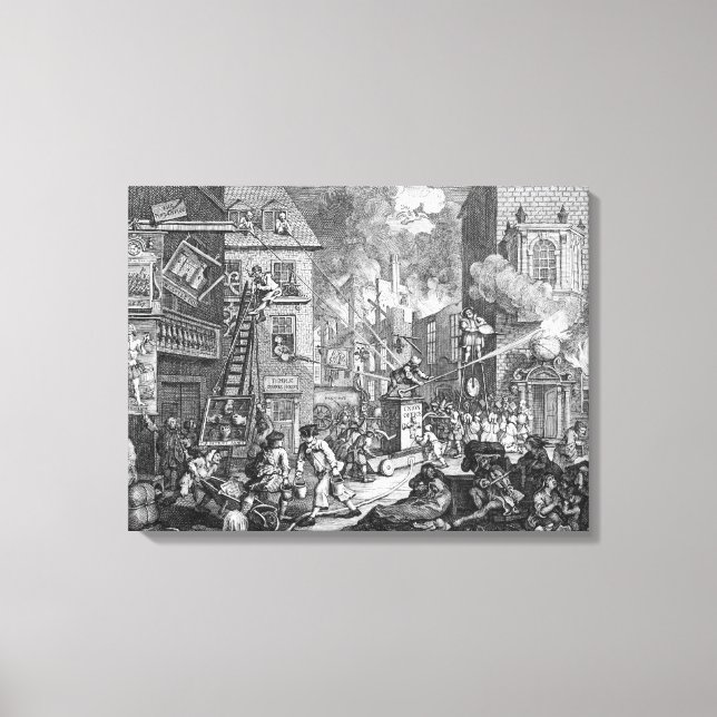 Toile The Times, Plaque I, 1762 (Recto)