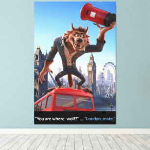 Toile Thème de film 3D Londres