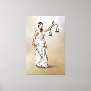 Toile Themis - Dame Justice