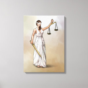 Toile Themis - Madame Justice