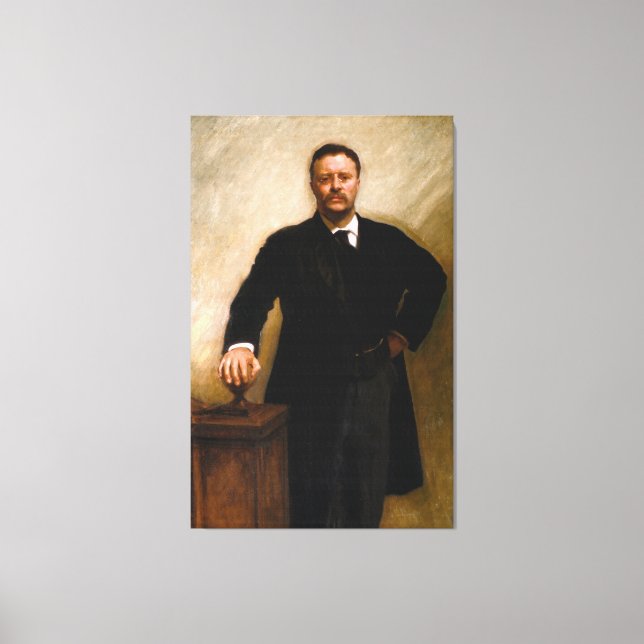 Toile THEODORE ROOSEVELT Portrait De John Singer Sargent (Recto)