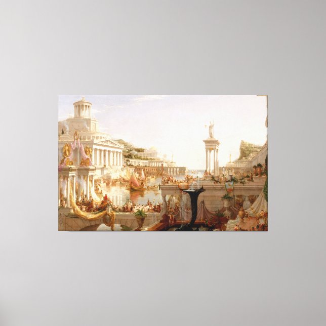 Toile Thomas Cole - La Consommation, le cours de la vie (Recto)