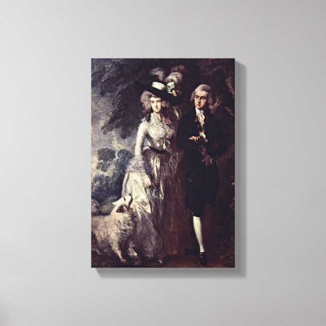 Toile Thomas Gainsborough - La promenade du matin (Recto)