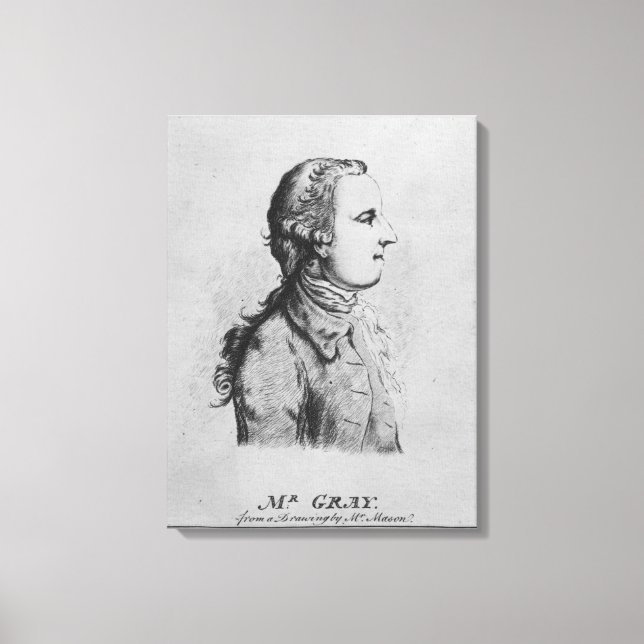 Toile Thomas Gray, dessiné par William Henshaw (Recto)