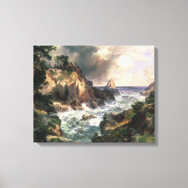 Toile Thomas Moran - Point Lobos, Monterey, Californie (Recto)