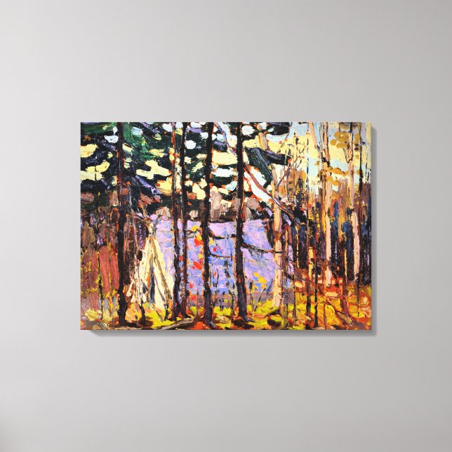 Toile Thomson - Camp d'artistes, Canoe Lake (Recto)