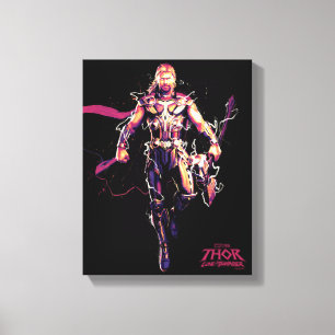 Toile Thor : Illustration de personnage