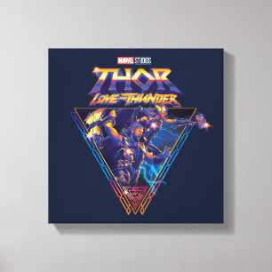 Toile Thor : Love and Thunder Prismatic Triangle Graphic