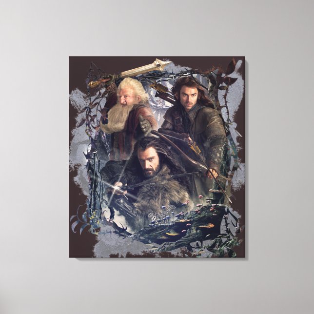 Toile Thorin, Kili et Balin Graphic (Recto)
