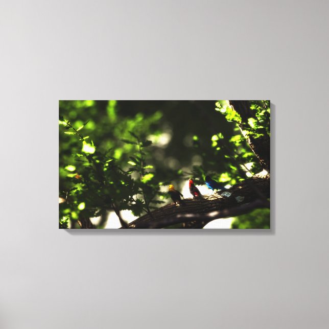 Toile Three Little Birds (Recto)