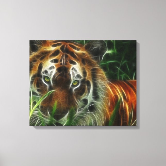 Toile Tiger Enveloppée Face (Recto)