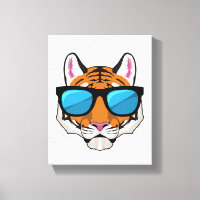 Tigre avec lunettes de soleil