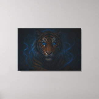 Toile Tigre Blanc Fantastique – Série Aura Mystique | Ma