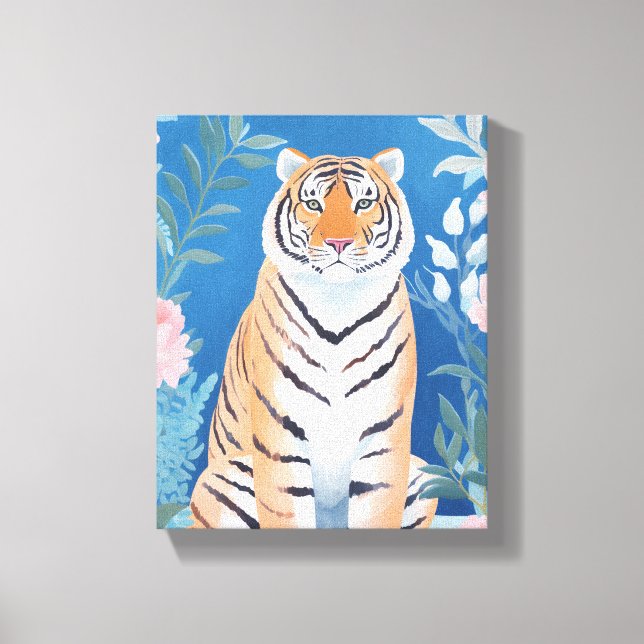Toile Tigre de jardin (Recto)
