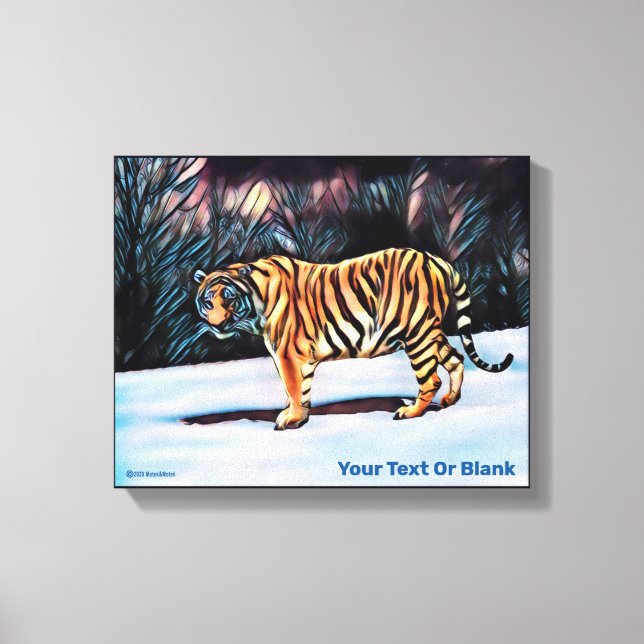 Toile Tigre de Sibérie (Recto)