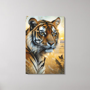 Toile Tigre majestueux