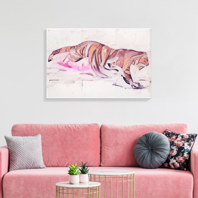 Toile Tigre vintage (Insitu(Salon))