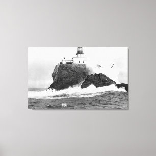 Toile Tillamook, phare de l'Orégon près de bord de la