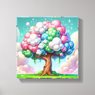 Toile Titre : Arbre à nuages de Whimsy