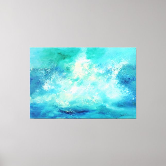 Toile titre : "marina grande" auteur italien (Recto)